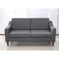 HomCom Two-Seat Sofa - Dark Gray(m-2)