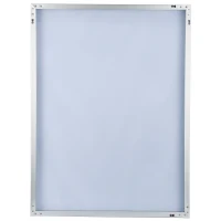 kleankin 24” L x 32” W Framed Wall Mounted Bathroom Vanity Mirror - Silver(m-8)