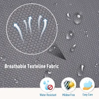 Patio Rocking Lounge Chair Orbital Zero Gravity Seat Pool Chaise w/ Pillow Grey(m-6)