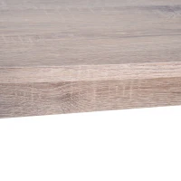 HomCom Modern Indoor Storage Rectangular Living Room Coffee Table -Wood Grain(m-12)