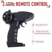 Aosom 1:16 Scale 2.4Ghz 4WD RC Rock Crawler Off-Road Electric Monster Truck - Red(m-8)