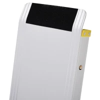 HOMCOM 6-8ft Aluminum Foldable Wheelchair Ramp Scooter Mobility Easy Access Carrier with Sturdy Telescoping Design(m-8)