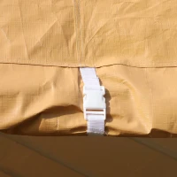 Outsunny 12'x20' Carport Extra Large Upgraded Heavy Duty Car Canopy Truck SUV Boat Shelter w/ Sidewalls UV-Treated Cover for Party, Garden Storage Shed, Coffee(m-8)