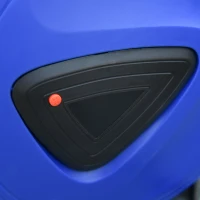 DURHAND 49ft Retractable Extension Cord Reel, Portable Power Cord with Triple Tap Connector Automatic Retract Ceiling Wall Mount Garage Garden, Blue(m-11)