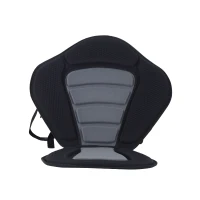 Aosom Outdoor Adjustable Padded Kayak Seat and Backrest- Black(m-5)