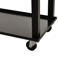 Outsunny Patio 65L Rolling Cooler Cart with Foosball Tabletop - Ice Beverage Chest for Outdoor Parties and Events(m-15)