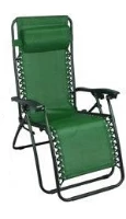 Outsunny Reclining Zero Gravity Chair - Green(m-3)