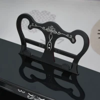 Qaba Kids Mini Piano Toy with 25 Keys Simulated Piano Sound, a Realistic Piano Look, &  Side Book Holder, Black(m-6)