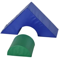 Soozier 11-Piece Indoor Lightweight Stackable Big Soft Phthalate-Free Foam Multicolor Blocks for Toddlers 1-3 Years Old(m-15)