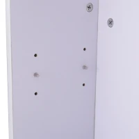 HomCom 40" Space Saving Modern Home Office Computer Desk Bookshelf Combo - White(m-11)