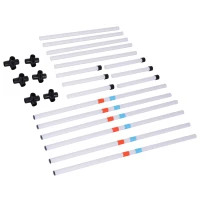 PawHut Sturdy Dog Weaves Poles Pet Speed and Agility Equipment Dogs Obstacle Outdoor w/ Storage Bag(m-7)