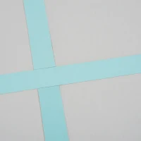 Soozier Gym Exercise Mat 16.5’ Air Track - Light Grey/Green(m-12)