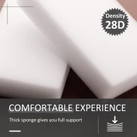 HOMCOM 15'' Small Padded Ottoman Foot Stool with Wrinkle Fabric Design, Thick Sponge Padding and Solid Base, Grey(m-6)