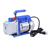 HomCom Single-Stage 4 CFM Rotary Vane HVAC Refrigerant Handheld Vacuum Pump(m-1)