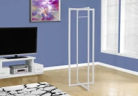 Monarch 72" Contemporary Modern Metal Framed Free Standing Coat Rack - White Finish(m-2)