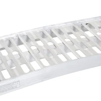 HomCom Lightweight Aluminum Arched Folding Motorcycle Loading Bike Wheelchair Ramp(m-7)