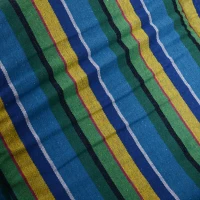 Outsunny Hanging Rope Hammock Swing Chair Seat - Blue / Yellow(m-10)