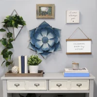 Stratton Blue Ipomoea Metal Flower(m-2)