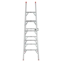 HomCom Multi-Purpose Folding Aluminum Ladder with 5 Platforms, for Indoor & Outdoor Use & a 330lbs Capacity, 73.5" Tall(m-8)