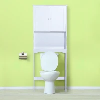 HomCom Over Toilet Free Standing Storage Cabinet(m-1)