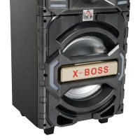 HomCom 50 Watt Portable Bluetooth Subwoofer Speaker System with LED Party Lights(m-6)