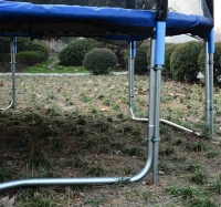 Aosom 15' Round Backyard Jumping Trampoline Set(m-4)