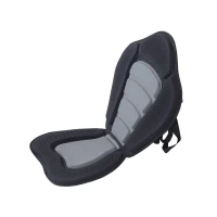 Aosom Outdoor Adjustable Padded Kayak Seat and Backrest- Black(m-4)