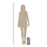 Stratton Laser Cut Distressed Lantern(m-4)