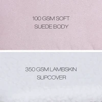 PawHut 2 Step Foldable Pet Stairs for Small Dogs Suede Fleece  16" L x 16" H Grey(m-6)