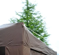 Outsunny 10' x 20' Pop Up Canopy Party Tent with 4 Removable Sidewalls - Brown(m-5)