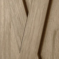 HOMCOM Rustic Farmhouse Sideboard, Accent Buffet Cabinet with Double Barn Doors and Fixed Shelf, Oak Finish(m-14)