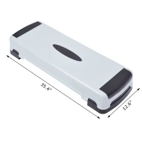 Soozier 36" Aerobic Step Fitness Platform - Adjustable 6"-8"-10"(m-3)