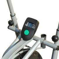 Soozier 2 in 1 Cardio Fitness Elliptical Fan Bike Trainer w/ LCD Display(m-6)