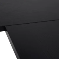 Vinsetto L Shape Computer Desk Eco-Friendly Wood & Metal Corner Display Table Minimalist Easy Assembly(m-7)