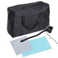 Soozier Gym Exercise Mat 16.5’ Air Track - Light Grey/Green(m-9)