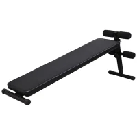 Soozier Portable Universal Decline Sit Up Bench - Black(m-1)