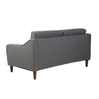 HomCom Two-Seat Sofa - Dark Gray(m-5)