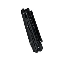 Outsunny Outdoor Folding Camping Table with Cup Holders - Black(m-10)