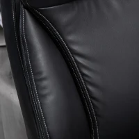 Vinsetto 6 Vibrating Massage Office Chair, Heavy-Duty Ergonomic Desk Chair with 5 Modes, Padded Armrest, Rolling Swivel PU Leather Task Computer Chair for Adults(m-13)