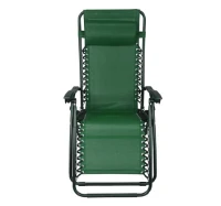Outsunny Reclining Zero Gravity Chair - Green(m-2)