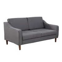 HomCom Two-Seat Sofa - Dark Gray(m-1)
