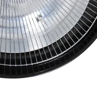 Outsunny 1500W Patio Gazebo Ceiling Mounted Patio Heater String Control with Light - Black(m-14)