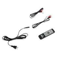 HomCom 50 Watt Portable Bluetooth Subwoofer Speaker System with LED Party Lights(m-7)