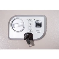 HomCom 13.8" Fingerprint Digital Electronic Gun Safe Box w/ Keypad Lock Security(m-10)