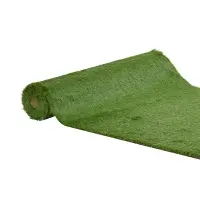 Outsunny 13' x 3.3' Synthetic Artificial Grass Turf Realistic Fake Thick Grass with UV Protection & Drain Holes, Outdoor Easy to Clean Lawn Pet Turf with High Density, 1.6'' Height(m-1)