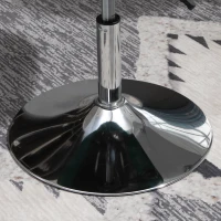 HOMCOM Modern Makeup Vanity Chair Round Tufted Swivel Accent Chair with Chrome Frame Height Adjustable for Living Room, Bedroom Green(m-15)