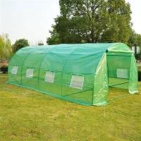 Outsunny 20' x 10' x 7' Portable Walk-In Garden Greenhouse(m-5)