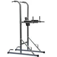 Soozier Upper Body Exercise Fitness Power Tower w/ Dip Station & Pull Up Bar(m-2)
