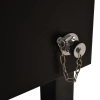 Outsunny Patio 65L Rolling Cooler Cart with Foosball Tabletop - Ice Beverage Chest for Outdoor Parties and Events(m-11)