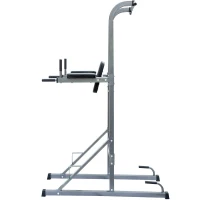 Soozier Upper Body Exercise Fitness Power Tower w/ Dip Station & Pull Up Bar(m-5)